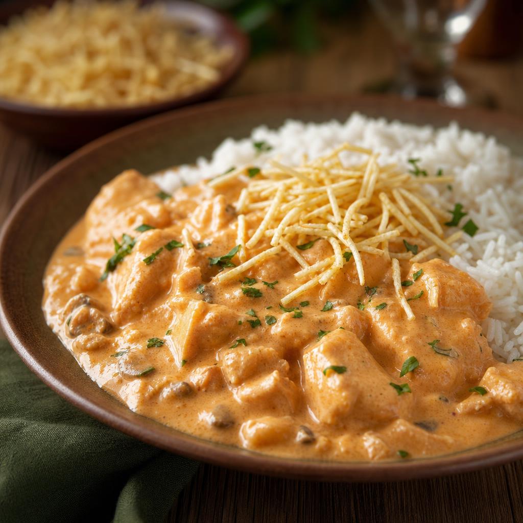 Estrogonofe de Frango Cremoso